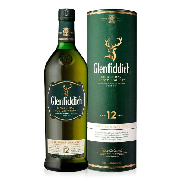 #144 Glenfiddich 12 Years Old Single Malt Scotch Whisky 40% Vol. 1l