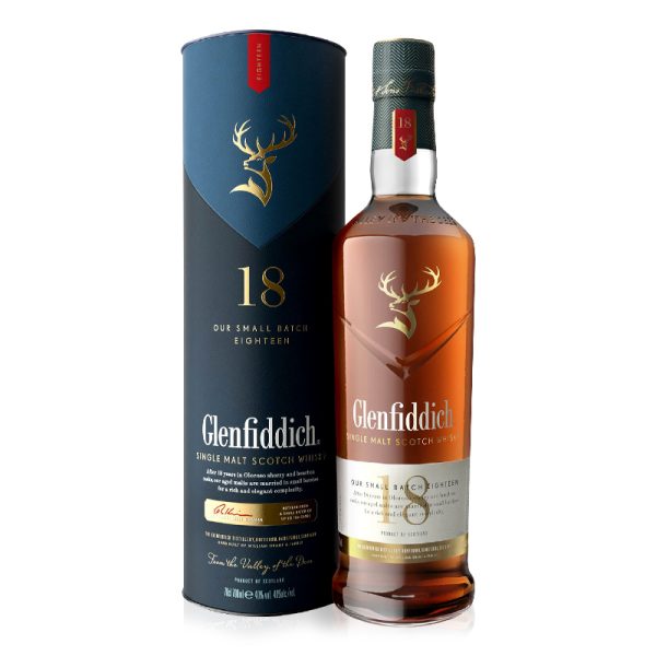 #146 Glenfiddich 18 YO Single Malt Whisky 40% vol. 0,70l