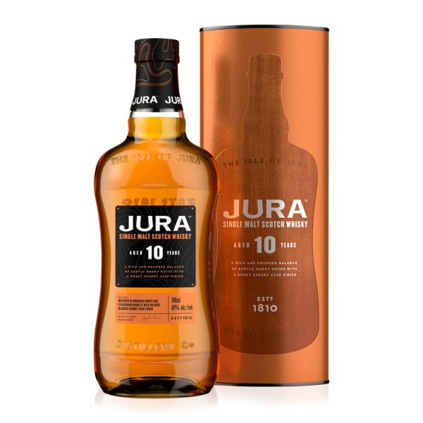 #166 Jura 10 Years Old Single Malt Scotch Whisky 40% Vol. 0,7l