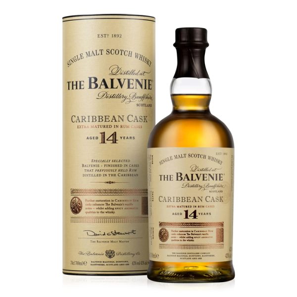 #186 The Balvenie 14 Years Old Caribbean Cask 43% Vol. 0,7l