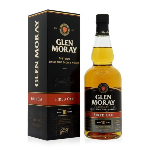 #122 Glen Moray 10 Years Old Fired Oak Single Malt Scotch Whisky 40% Vol. 0,7l